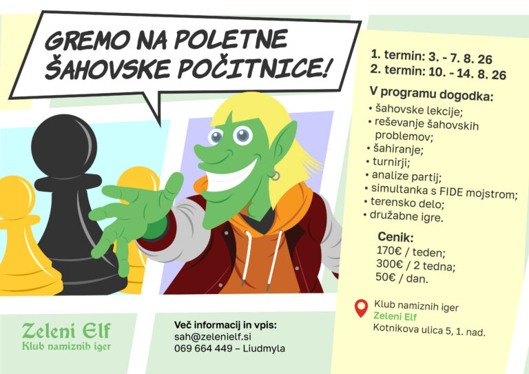 Poletne šahovske počitnice