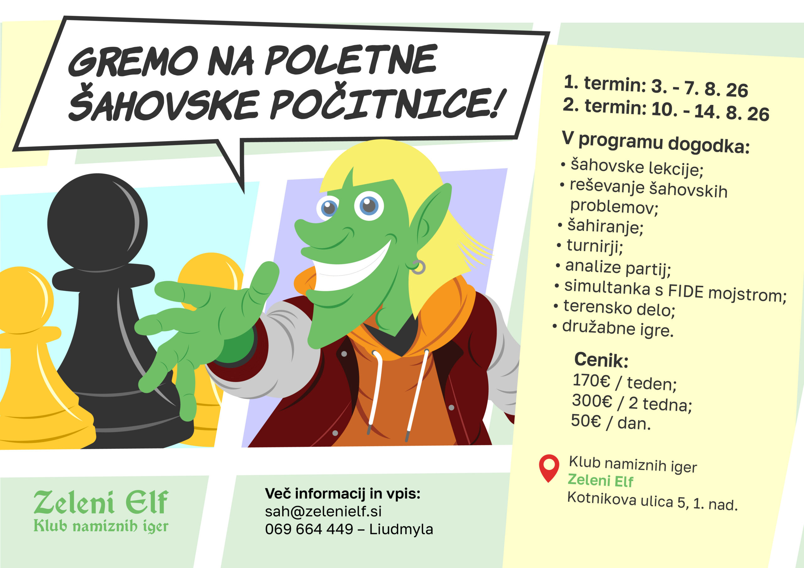 Poletne šahovske počitnice